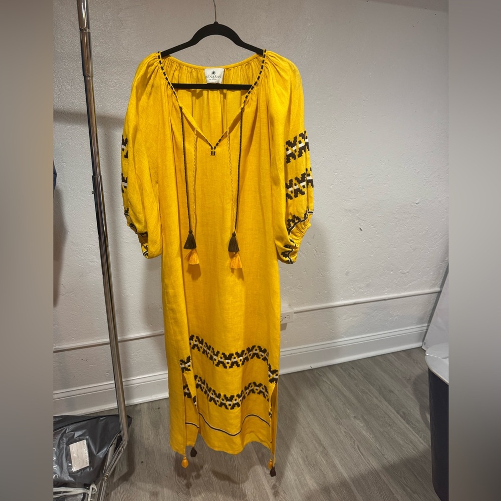 Yellow Bohemian Maxi Dress